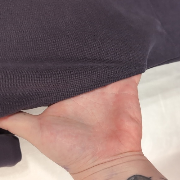 Pure Jill Charcoal Grey Sandwashed Shirt Dress Size Medium - Picture 4 of 6